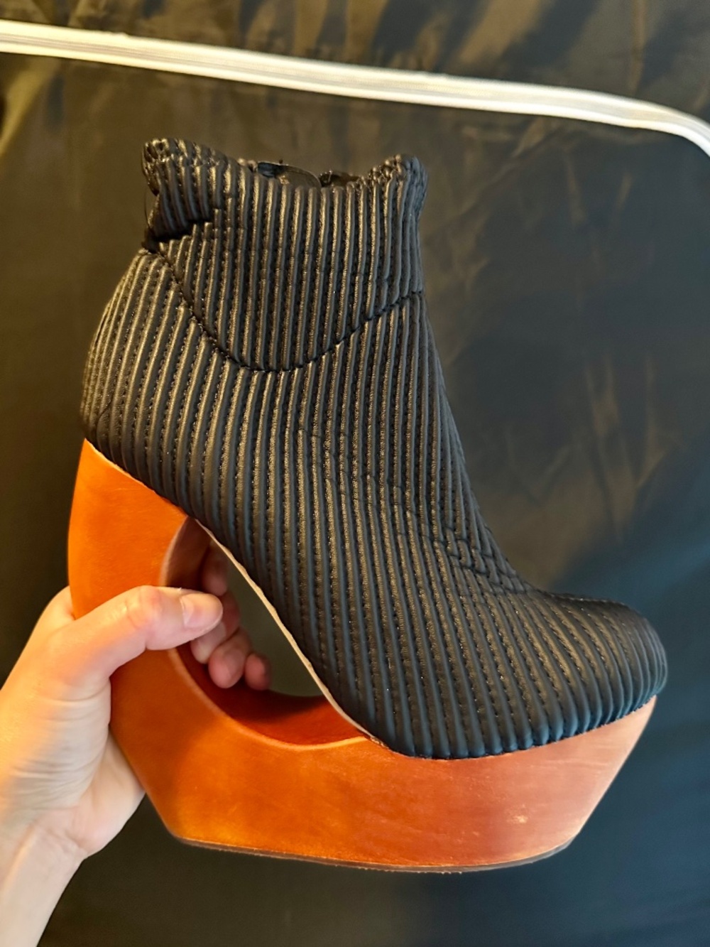 Jeffrey Campbell Rockaway platform boots